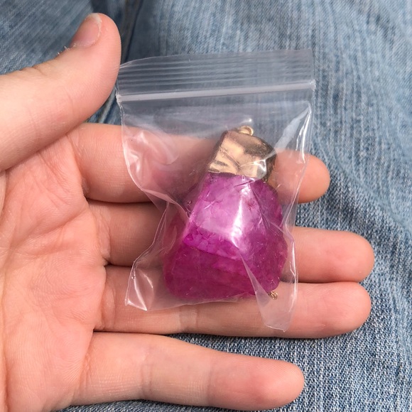 Pink Crystal Quartz Stone - Picture 2 of 2